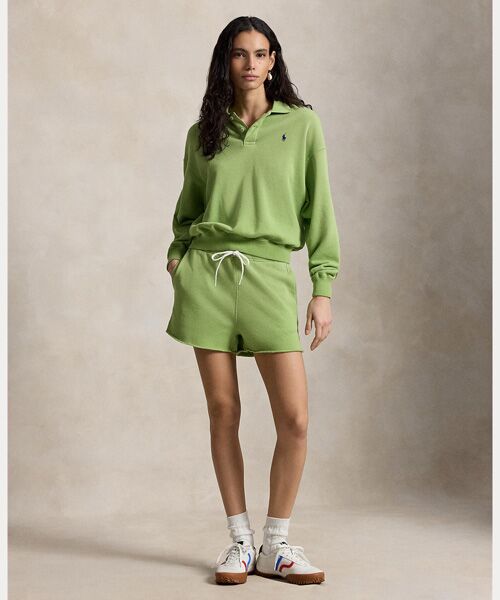 POLO RALPH LAUREN / ポロ ラルフ ローレン ポロシャツ | ライトウェイト フリース ロングスリーブ ポロ | 詳細2