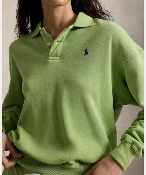 POLO RALPH LAUREN / ポロ ラルフ ローレン ポロシャツ | ライトウェイト フリース ロングスリーブ ポロ | 詳細4
