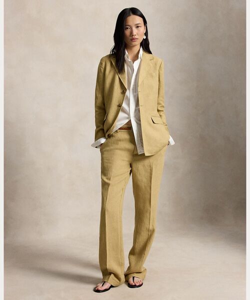 POLO RALPH LAUREN / ポロ ラルフ ローレン テーラードジャケット | シングルブレステッド デラヴェ リネン ブレザー | 詳細2