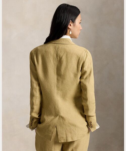 POLO RALPH LAUREN / ポロ ラルフ ローレン テーラードジャケット | シングルブレステッド デラヴェ リネン ブレザー | 詳細3