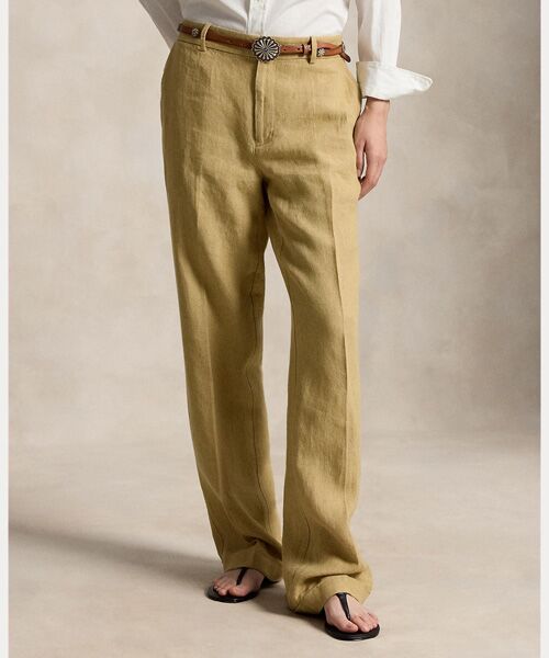 POLO RALPH LAUREN / ポロ ラルフ ローレン その他パンツ | デラヴェ リネン リラックス ストレート パンツ | 詳細2