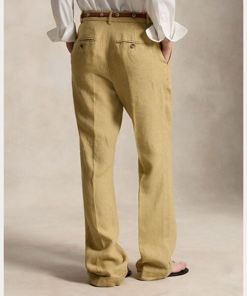 POLO RALPH LAUREN / ポロ ラルフ ローレン その他パンツ | デラヴェ リネン リラックス ストレート パンツ | 詳細3