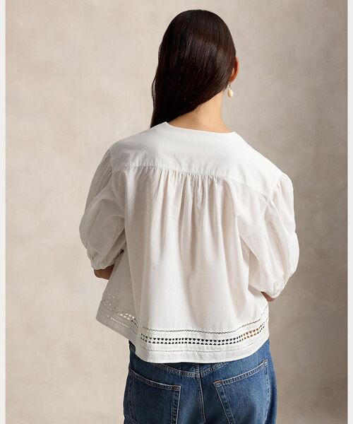 POLO RALPH LAUREN / ポロ ラルフ ローレン シャツ・ブラウス | レーストリム コットン シャツ | 詳細3