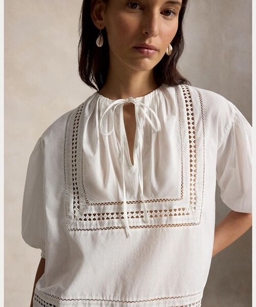 POLO RALPH LAUREN / ポロ ラルフ ローレン シャツ・ブラウス | レーストリム コットン シャツ | 詳細4