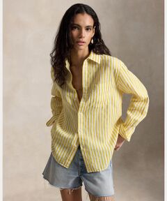 POLO RALPH LAUREN / ポロ ラルフ ローレン シャツ・ブラウス | オーバーサイズ フィット ストライプド リネンコットン シャツ
