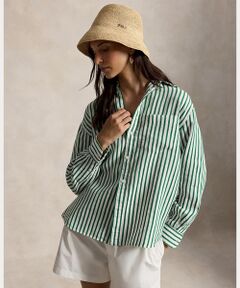 POLO RALPH LAUREN / ポロ ラルフ ローレン シャツ・ブラウス | オーバーサイズ フィット ストライプド リネンコットン シャツ