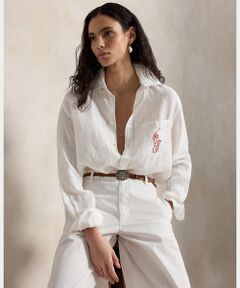 POLO RALPH LAUREN / ポロ ラルフ ローレン シャツ・ブラウス | オーバーサイズ フィット Big Pony リネン シャツ