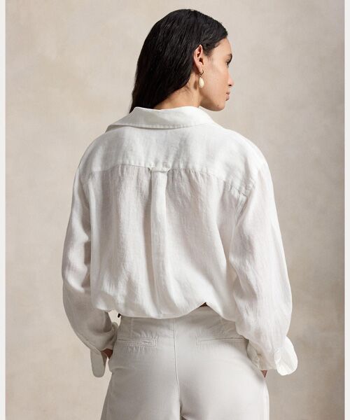 POLO RALPH LAUREN / ポロ ラルフ ローレン シャツ・ブラウス | オーバーサイズ フィット Big Pony リネン シャツ | 詳細3