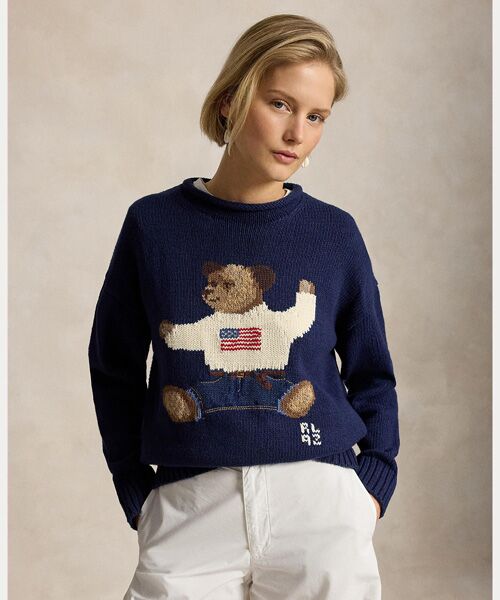POLO RALPH LAUREN / ポロ ラルフ ローレン ニット・セーター | Polo ベア ロールネック セーター | 詳細5