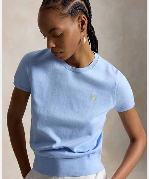 POLO RALPH LAUREN / ポロ ラルフ ローレン ニット・セーター | ショートスリーブ クルーネック セーター | 詳細4