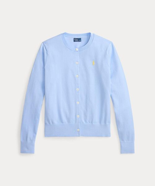 POLO RALPH LAUREN / ポロ ラルフ ローレン カーディガン・ボレロ | コットン クルーネック カーディガン | 詳細1