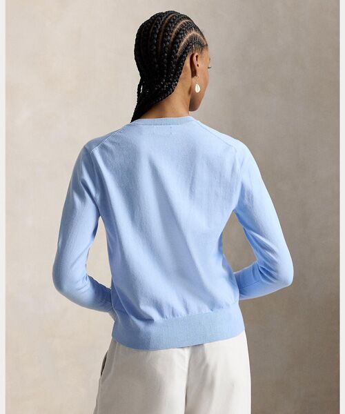 POLO RALPH LAUREN / ポロ ラルフ ローレン カーディガン・ボレロ | コットン クルーネック カーディガン | 詳細3