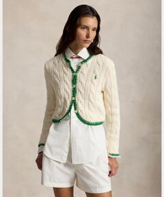 POLO RALPH LAUREN / ポロ ラルフ ローレン カーディガン・ボレロ | ケーブルニット クロップド カーディガン