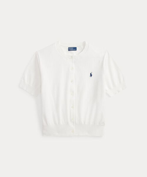 POLO RALPH LAUREN / ポロ ラルフ ローレン カーディガン・ボレロ | コットンブレンド ショートスリーブ カーディガン | 詳細1