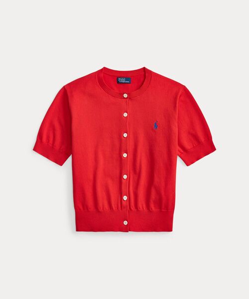 POLO RALPH LAUREN / ポロ ラルフ ローレン カーディガン・ボレロ | コットンブレンド ショートスリーブ カーディガン | 詳細1