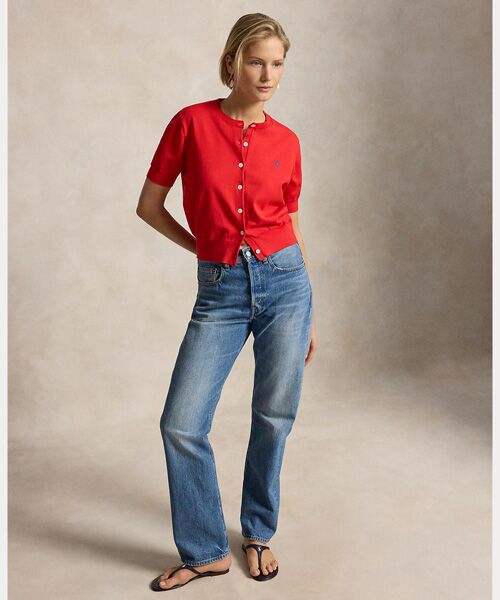 POLO RALPH LAUREN / ポロ ラルフ ローレン カーディガン・ボレロ | コットンブレンド ショートスリーブ カーディガン | 詳細2