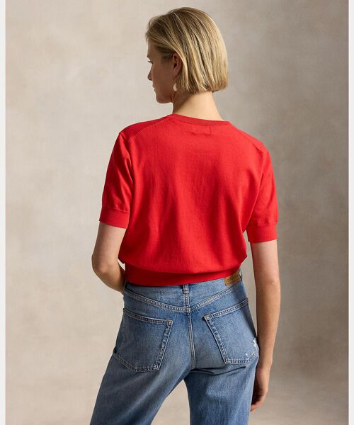 POLO RALPH LAUREN / ポロ ラルフ ローレン カーディガン・ボレロ | コットンブレンド ショートスリーブ カーディガン | 詳細3