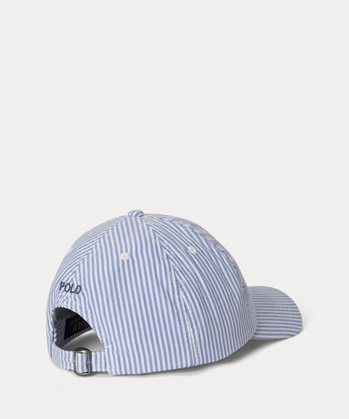 POLO RALPH LAUREN / ポロ ラルフ ローレン キャップ | (ボーイズ 2才～7才)ストライプド コットン シアサッカー ボール キャップ | 詳細1