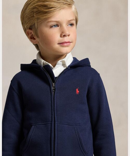 POLO RALPH LAUREN / ポロ ラルフ ローレン パーカー | (ボーイズ 2才～7才)コットンブレンドフリース フーディ | 詳細4