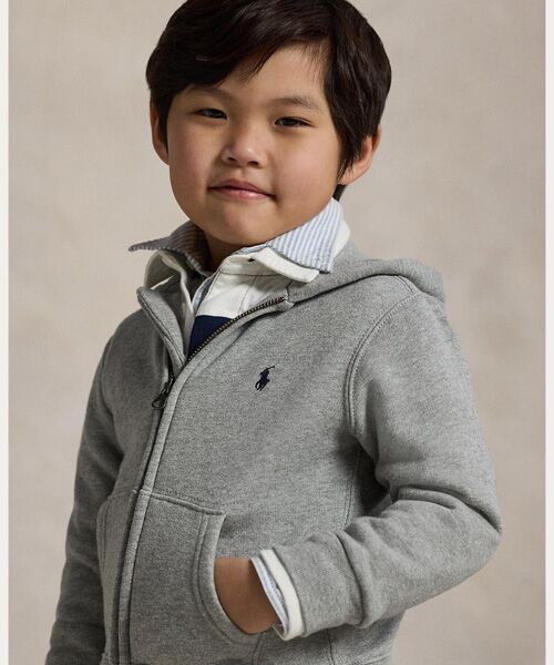 POLO RALPH LAUREN / ポロ ラルフ ローレン パーカー | (ボーイズ 2才～7才)コットンブレンドフリース フーディ | 詳細4