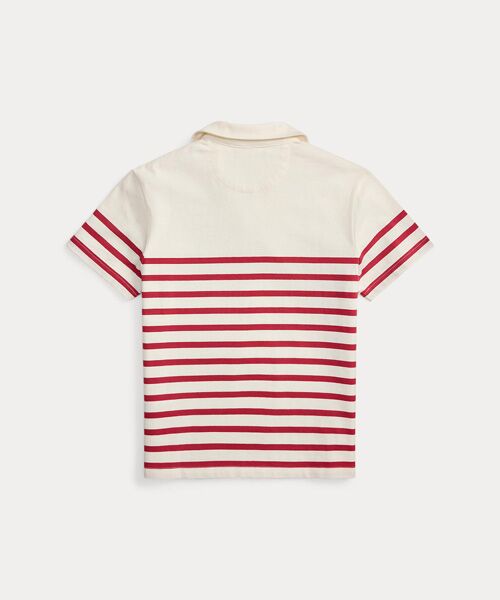 POLO RALPH LAUREN / ポロ ラルフ ローレン ポロシャツ | (ボーイズ 8才～20才)Polo ベア ストライプド コットン ポロシャツ | 詳細1
