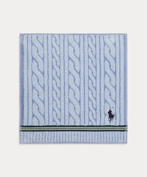 POLO RALPH LAUREN / ポロ ラルフ ローレン ハンカチ | (ボーイズ 2才～4才)ギンガム コットン テリー ハンカチーフ（400ブルー）
