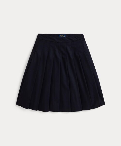POLO RALPH LAUREN / ポロ ラルフ ローレン ミニ・ひざ丈スカート | (ガールズ 7才～16才)チェック プリーテッド スカート（410ネイビー）