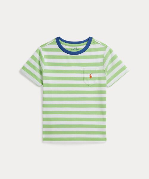 POLO RALPH LAUREN / ポロ ラルフ ローレン Tシャツ | (ボーイズ 2才～7才)ストライプド コットン ジャージー ポケット Tシャツ | 詳細1