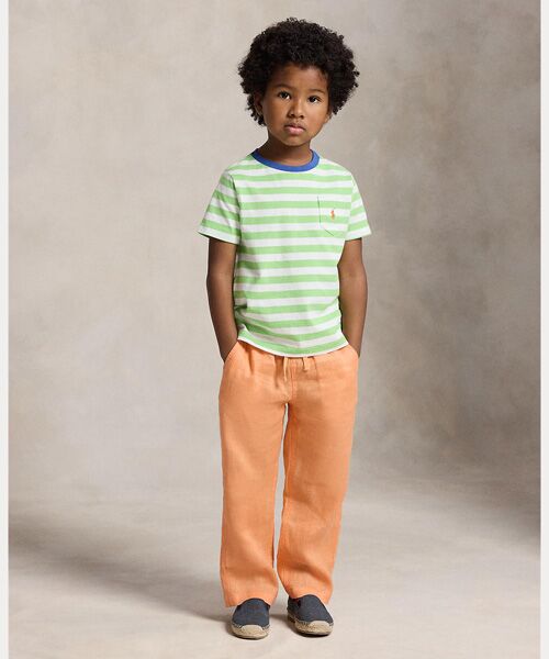 POLO RALPH LAUREN / ポロ ラルフ ローレン Tシャツ | (ボーイズ 2才～7才)ストライプド コットン ジャージー ポケット Tシャツ | 詳細3