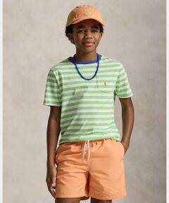 POLO RALPH LAUREN / ポロ ラルフ ローレン Tシャツ | (ボーイズ 8才～20才)ストライプド コットン ジャージー ポケット Tシャツ