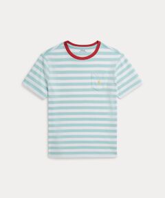 POLO RALPH LAUREN / ポロ ラルフ ローレン Tシャツ | (ボーイズ 8才～20才)ストライプド コットン ジャージー ポケット Tシャツ
