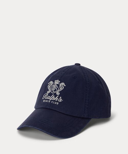 POLO RALPH LAUREN / ポロ ラルフ ローレン キャップ | Ralph’s Beach Club ツイル ボール キャップ（410ネイビー）