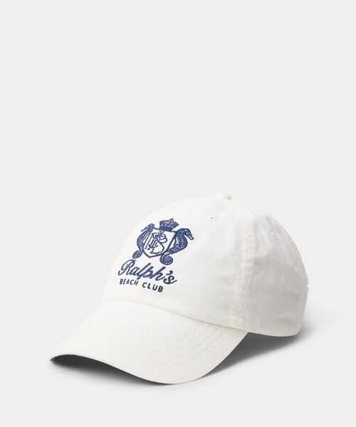 POLO RALPH LAUREN / ポロ ラルフ ローレン キャップ | Ralph’s Beach Club ツイル ボール キャップ（101ナチュラル）