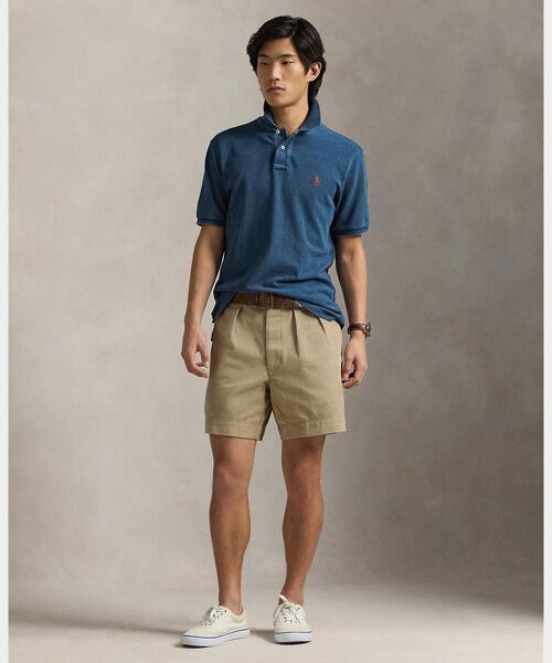 POLO RALPH LAUREN / ポロ ラルフ ローレン ポロシャツ | クラシック フィット インディゴ メッシュ ポロシャツ | 詳細2