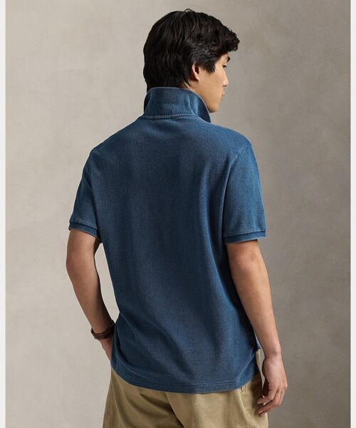 POLO RALPH LAUREN / ポロ ラルフ ローレン ポロシャツ | クラシック フィット インディゴ メッシュ ポロシャツ | 詳細3