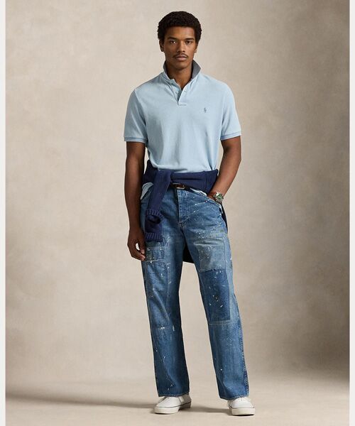 POLO RALPH LAUREN / ポロ ラルフ ローレン ポロシャツ | クラシック フィット インディゴ メッシュ ポロシャツ | 詳細2