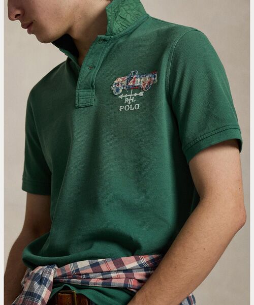 POLO RALPH LAUREN / ポロ ラルフ ローレン ポロシャツ | クラシック フィット トラックアップリケド ポロシャツ | 詳細4