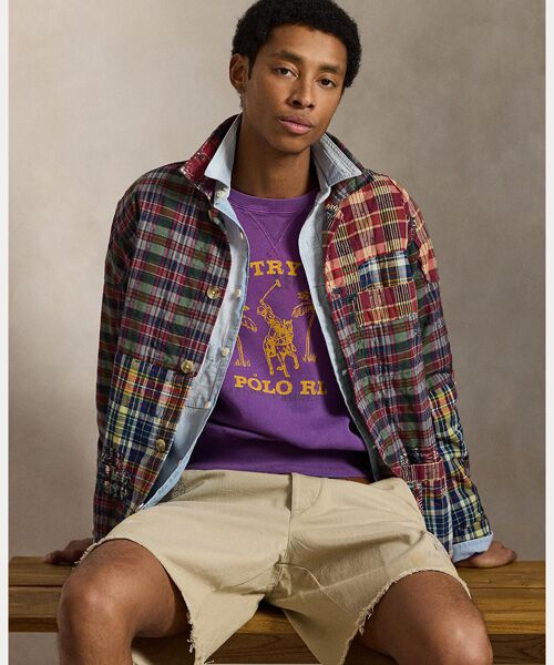 POLO RALPH LAUREN / ポロ ラルフ ローレン シャツ・ブラウス | パッチワーク マドラス オーバーシャツ | 詳細5