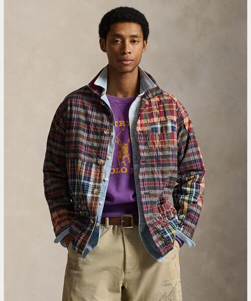 POLO RALPH LAUREN / ポロ ラルフ ローレン シャツ・ブラウス | パッチワーク マドラス オーバーシャツ（999マルチカラー）