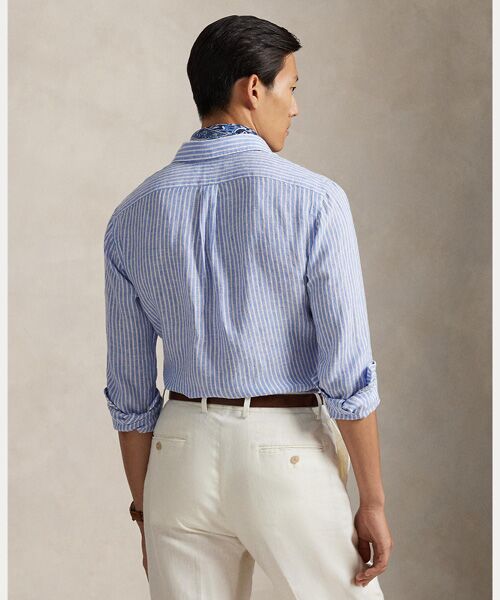 POLO RALPH LAUREN / ポロ ラルフ ローレン シャツ・ブラウス | クラシック フィット ストライプド リネン シャツ | 詳細3