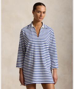 POLO RALPH LAUREN / ポロ ラルフ ローレン ミニ丈・ひざ丈ワンピース | ストライプド コットン ドレス
