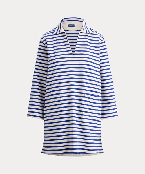 POLO RALPH LAUREN / ポロ ラルフ ローレン ミニ丈・ひざ丈ワンピース | ストライプド コットン ドレス | 詳細1