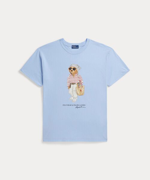 POLO RALPH LAUREN / ポロ ラルフ ローレン Tシャツ | Polo ベア コットン ジャージー Tシャツ（400ブルー）