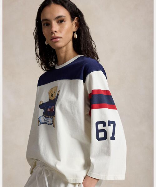 POLO RALPH LAUREN / ポロ ラルフ ローレン Tシャツ | Polo ベア コットン ジャージー Tシャツ | 詳細4