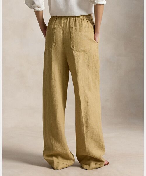 POLO RALPH LAUREN / ポロ ラルフ ローレン その他パンツ | リネン ドローストリング パンツ | 詳細3