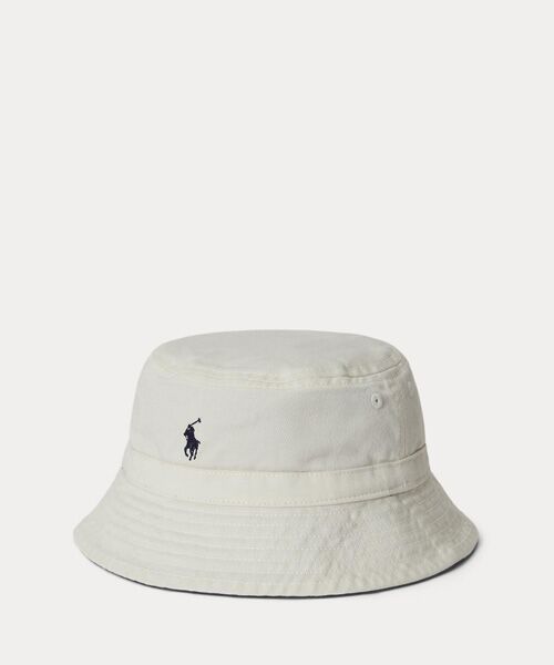 POLO RALPH LAUREN / ポロ ラルフ ローレン ベビー・キッズグッズ | (ベビー)Polo ベア コットン ツイル バケット ハット | 詳細1