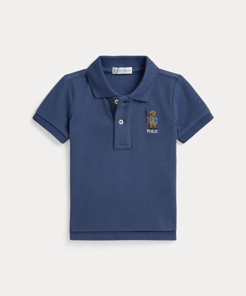 POLO RALPH LAUREN / ポロ ラルフ ローレン ベビー・キッズウエア | (ベビー)Polo ベア コットン メッシュ ポロシャツ（410ネイビー）
