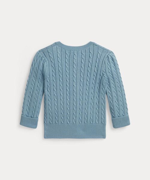 POLO RALPH LAUREN / ポロ ラルフ ローレン ベビー・キッズウエア | (ベビー)Polo ベア ミニケーブル コットン カーディガン | 詳細1