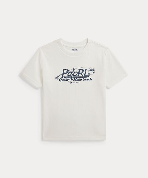 POLO RALPH LAUREN / ポロ ラルフ ローレン Tシャツ | (ボーイズ 2才~7才)ロゴ コットン ジャージー Tシャツ(100ホワイト)