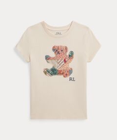 POLO RALPH LAUREN / ポロ ラルフ ローレン Tシャツ | (ガールズ 2才～6才)パッチワーク Polo ベア コットン ジャージー Tシャツ